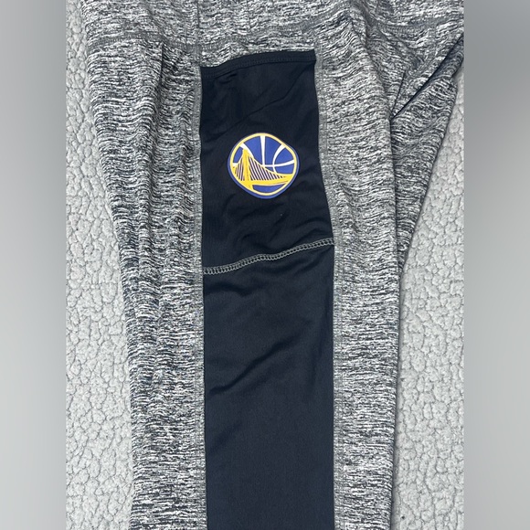 NBA Golden State Warriors Leggings Gray, Black And Blue Womens Size Medium - Picture 7 of 10